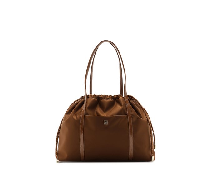 Bolsa Shopping Grande Ajustavél Marrom