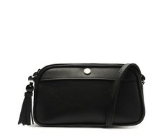 Bolsa Tiracolo Média Maxi Barbicacho Preta