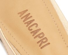 Sapatilha Slingback Tira Glam Dourada