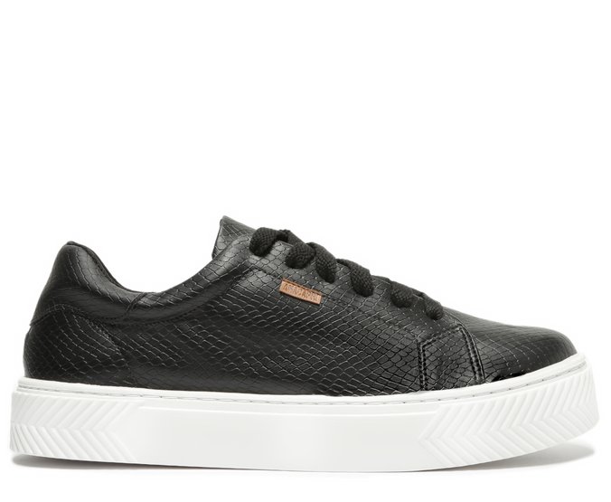 T nis Preto Snake Sola Alta Gabi Anacapri