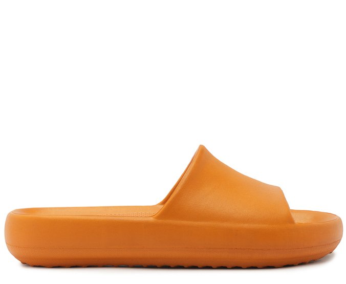 Chinelo Nuvem Liso Laranja