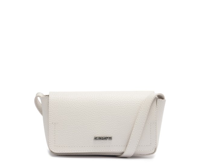 Bolsa Tiracolo Pequena Retangular Minimal Branca