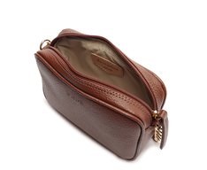 Bolsa Tiracolo Pequena Essencial Marrom