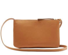 Bolsa Tiracolo Média Matelassê Zig Marrom