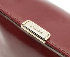 Bolsa Tiracolo Média Moderna Vermelha