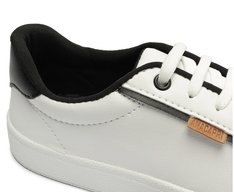 Tênis Casual Deb Branco E Preto