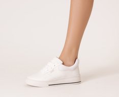 Tênis Skater Sola Alta Branco