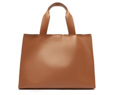 Bolsa Shopping Grande Com Necessaire Marrom
