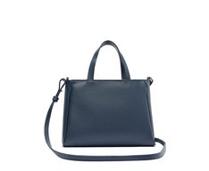 Bolsa Tote Média Bolso Frontal Barbicacho Azul