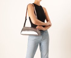 Bolsa Tiracolo Média Everday Prateada