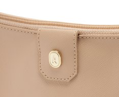 Bolsa Tiracolo Média Gergilim Bege