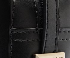 Bolsa Tiracolo Média Retangular Minimal Preta