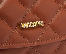 Bolsa Tiracolo Média Metalassê Estruturada Marrom