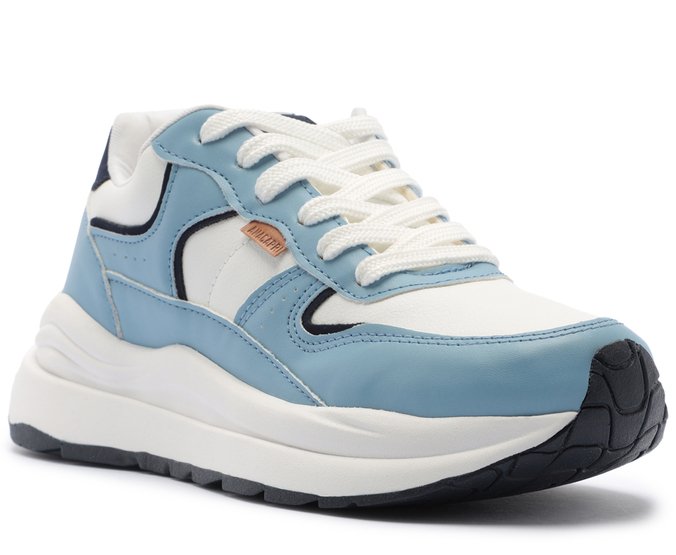 Tênis Sporty Robusto Branco e Azul