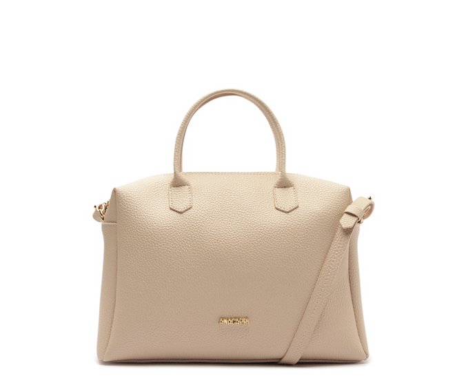 Bolsa Tote Média Arredondada Branca
