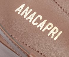 Sapatilha Slingback Salto Bloco Stretch Marrom