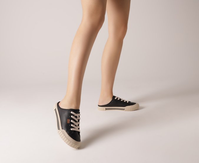 Tênis Slip Back Snake Preto