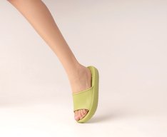 Chinelo Nuvem Texturizado Injetado Verde