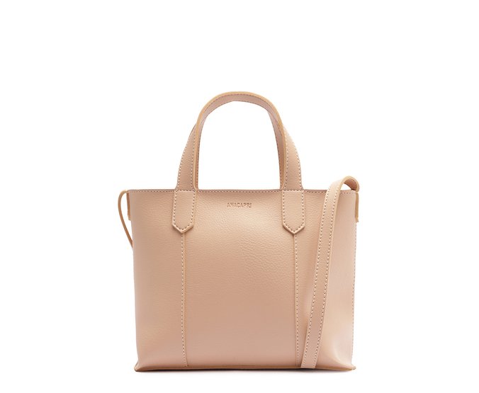 Bolsa Tote Média Nixx Monocolor Bege