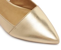 Sapatilha Slingback Classic Dourada