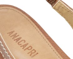 Sapatilha Slingback Tira Fivela Bico Fino Marrom