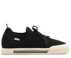 Tênis Knit Texturizado Alê Preto
