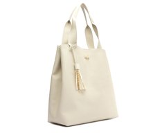 Bolsa Shopping Grande Maxi Barbicacho Branca