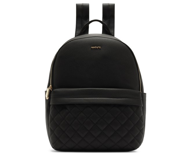 Mochila Grande Zíper Preta