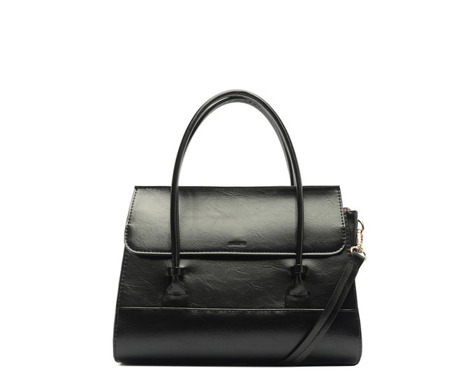 Bolsa Tote Média Estruturada Work Preta