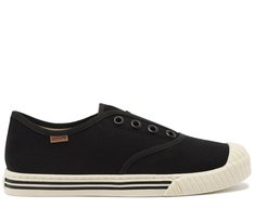 Tênis Slip On Lona Alê Preto