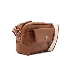 Bolsa Tiracolo Pequena Duetto Marrom