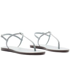 Sandália Slim Monocolor Azul Sea