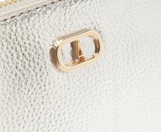 Bolsa Tiracolo Pequena Corrente Prata