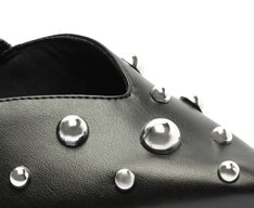 Sapatilha Slingback Maxi Tachas Preta
