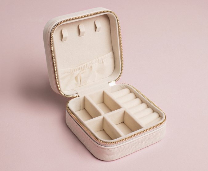 Porta Jóias Branco [BRINDE]