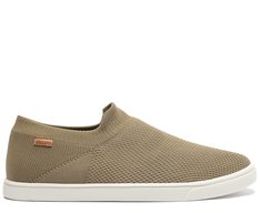 Tênis Slip On Knit Mono Verde