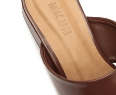 Sandália Mule Gaspéa Regular Marrom