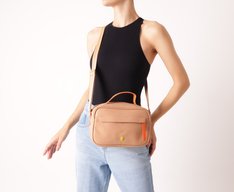 Bolsa Tiracolo Média Color Nina Marrom