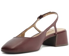 Sapatilha Slingback Basic Salto Bloco Roxa
