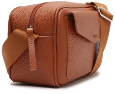 Bolsa Tiracolo Média Fita Marrom