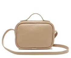 Bolsa Tiracolo Pequena Bolso Frontal Barbicacho Bege