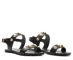 Sandália Maxi Tachas Preta