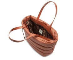 Bolsa Shopping Grande Nylon Fluffy Marrom