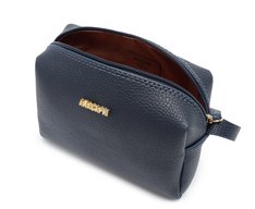 Bolsa Tiracolo Média Arredondada Azul