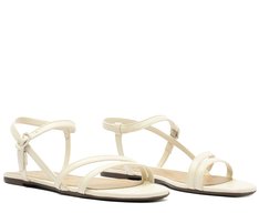 Rasteira Tiras Ivory Branca