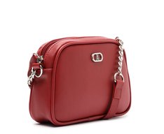 Bolsa Tiracolo Pequena Arredondada Glam Vermelha