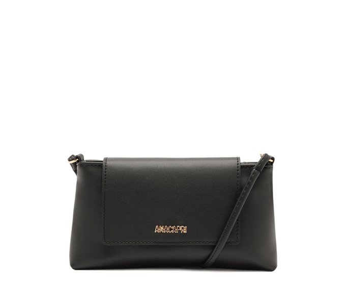 Bolsa Tiracolo Pequena Envelope Preta