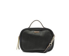Bolsa Tiracolo Pequena Arredondada Preta