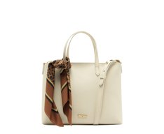 Bolsa Tote Média Itacare Lenço Branca