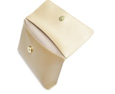 Bolsa Tiracolo Pequena Minimal Dourada